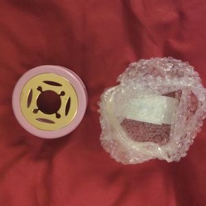 Wax Seal Stamp Furance  DIY Lacquer Melting Heater Pot Craft Supplies Pink Wood